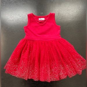 Girls Epic Threds red and gold dress SZ 2T